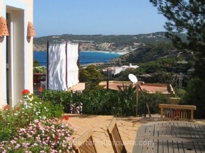 Vista del mar desde la terraza