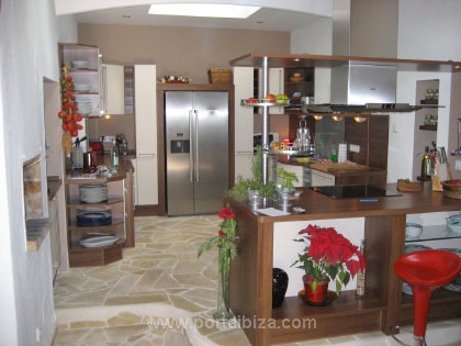 Cocina moderna de gama alta