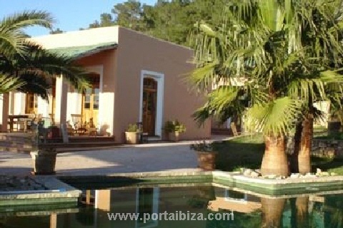 Vista de la casa