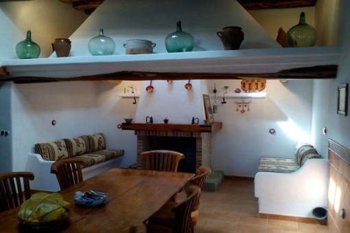 Salón-comedor grande
