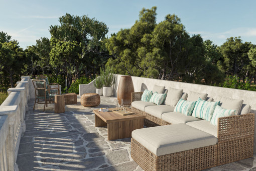 Terraza en la azotea