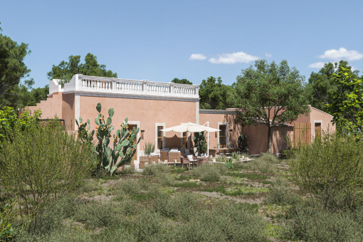 Finca de nueva construcción en Formentera